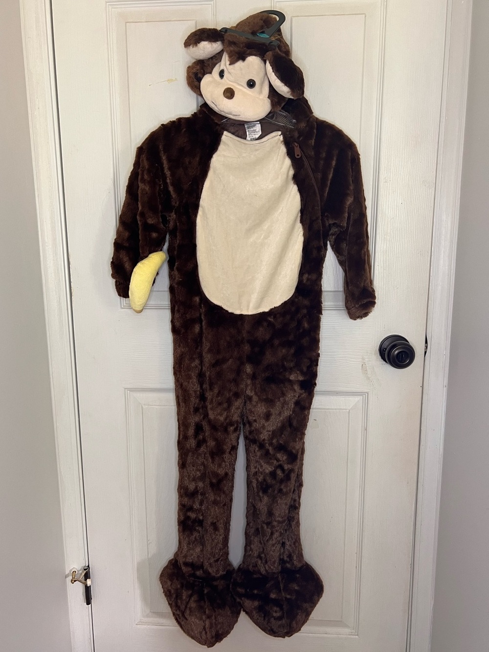 Brown Faux Fur Monkey Costume Youth Size 4/5